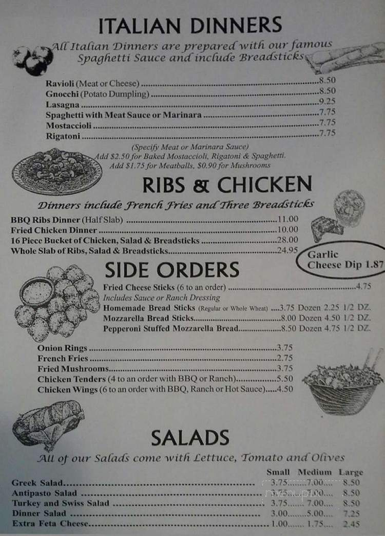 Calabrese's Pizzeria II - Waterford, MI menu_pic