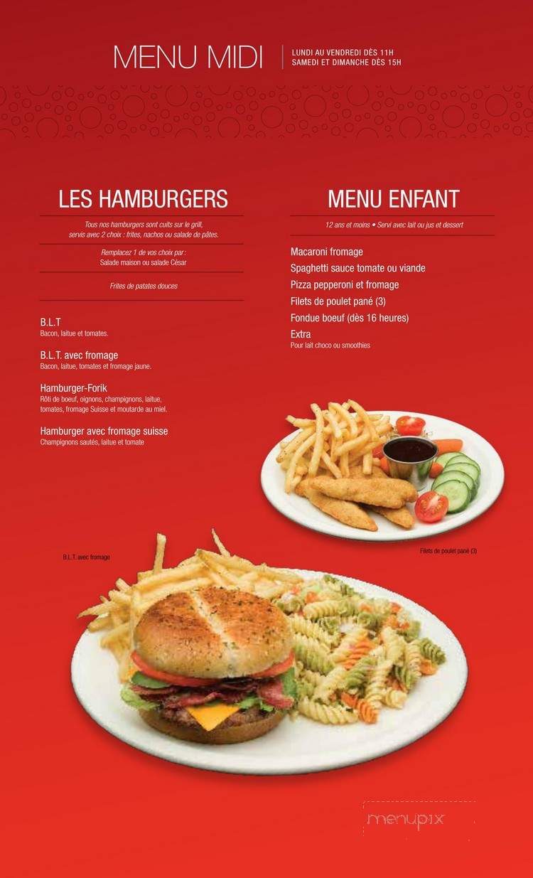 Bistro Forik - Granby, QC menu_pic