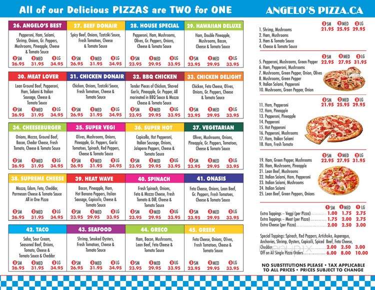 Angelo's Pizza & Pasta & Donair - Sechelt, BC