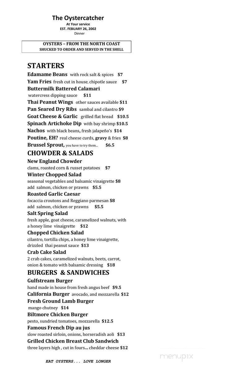 Uptown Pizza - Capital F, BC menu_pic