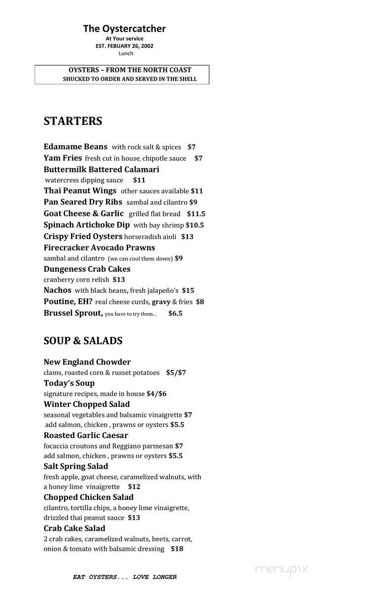 Uptown Pizza - Capital F, BC menu_pic