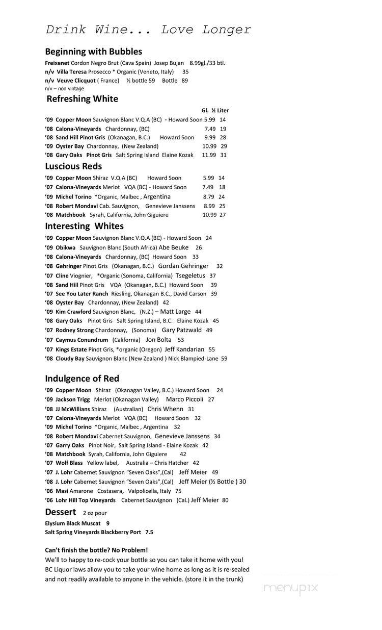 Uptown Pizza - Capital F, BC menu_pic