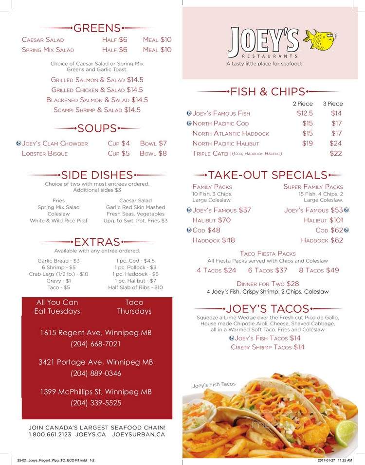 Jen's Restaurant - Winnipeg, MB menu_pic