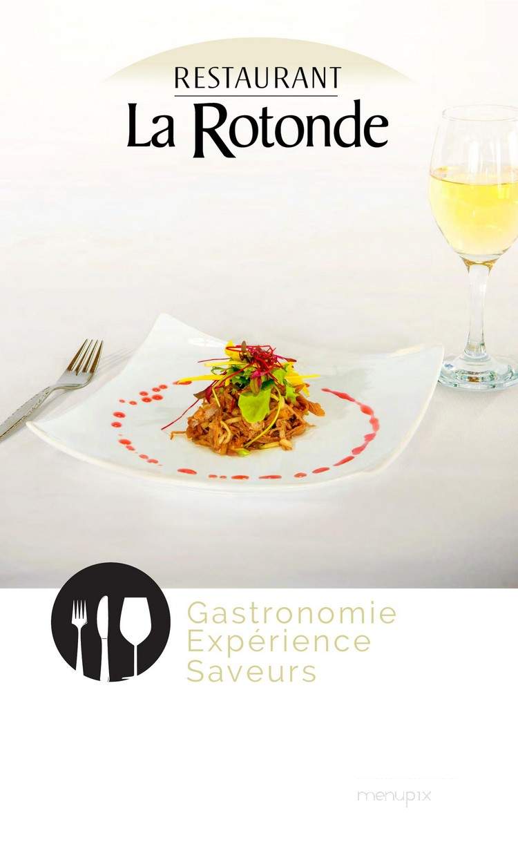 La Rotonde - Granby, QC menu_pic