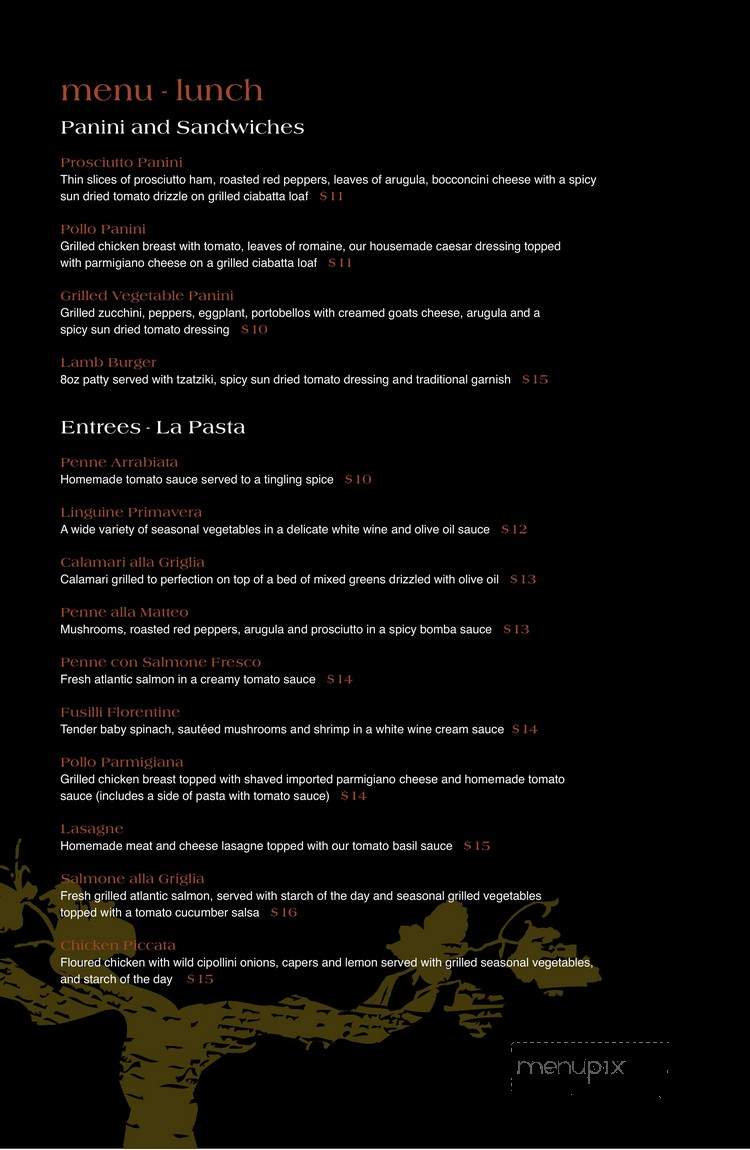 La Scala Ristorante & Cafe - Saint Catharines, ON menu_pic