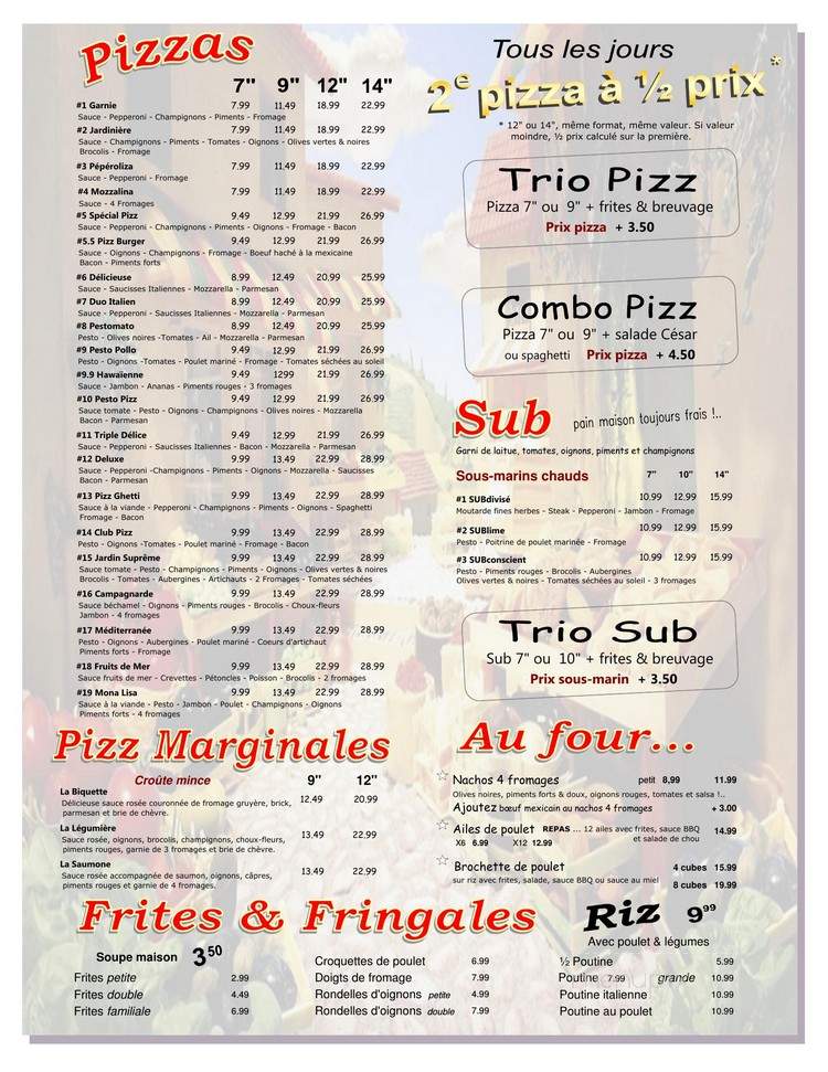 Pizz Traiteur Pizzeria - Mont-Laurier, QC