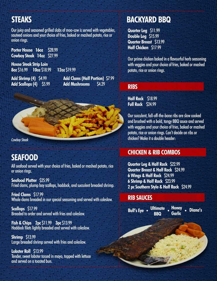 Sports Rock Dieppe - Dieppe, NB menu_pic