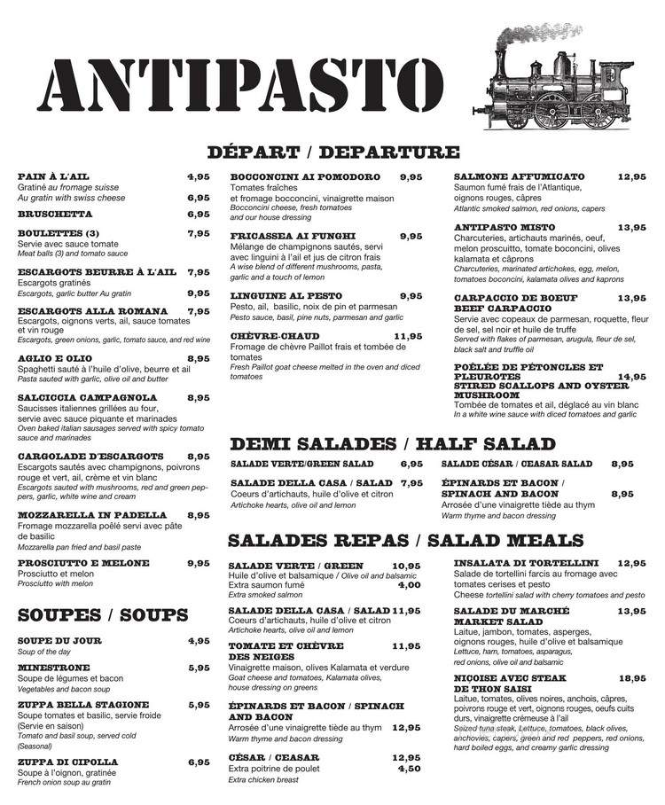 Restaurant Antipasto - Mont-Tremblant, QC
