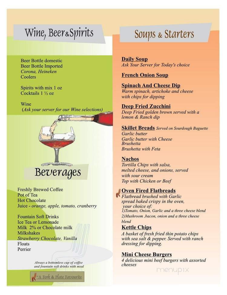 The Fork & Plate Family Grill Inc - Stroud, ON