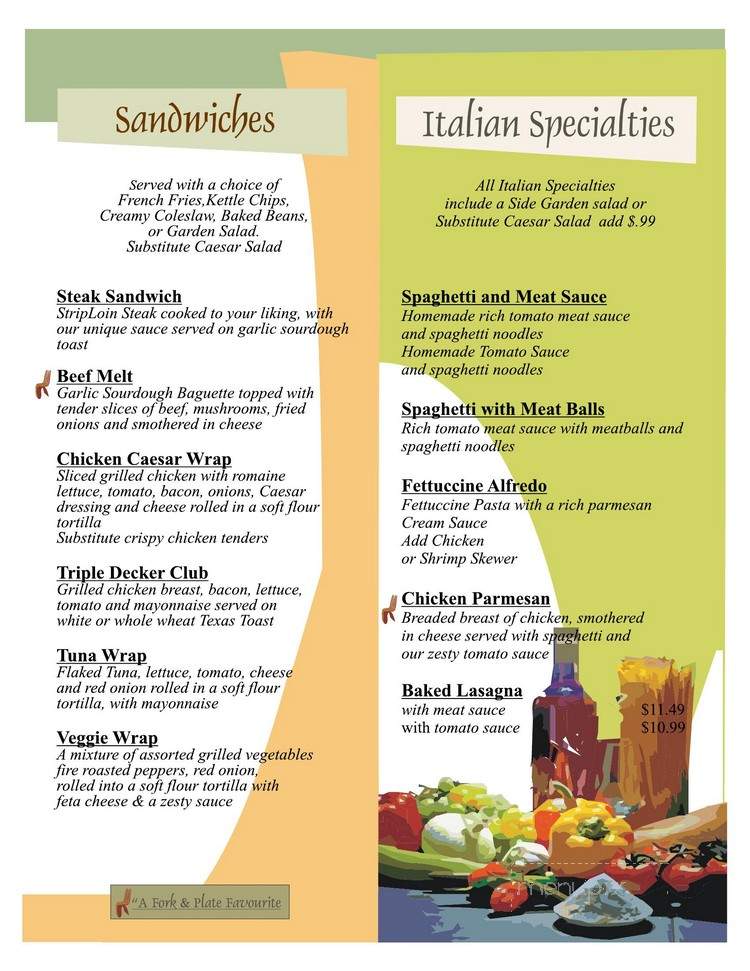 The Fork & Plate Family Grill Inc - Stroud, ON