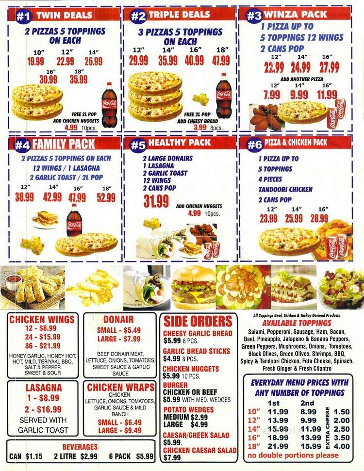 Pizza 36 - Calgary, AB menu_pic