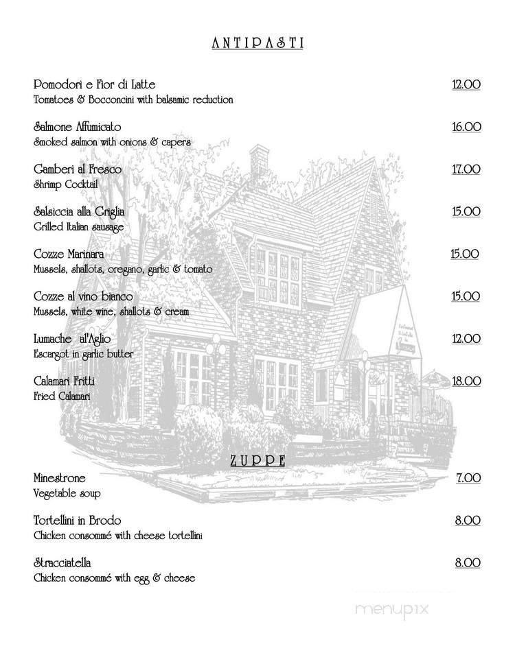 Restaurant Il Castello De Sweetsburg Inc - Cowansville, QC menu_pic