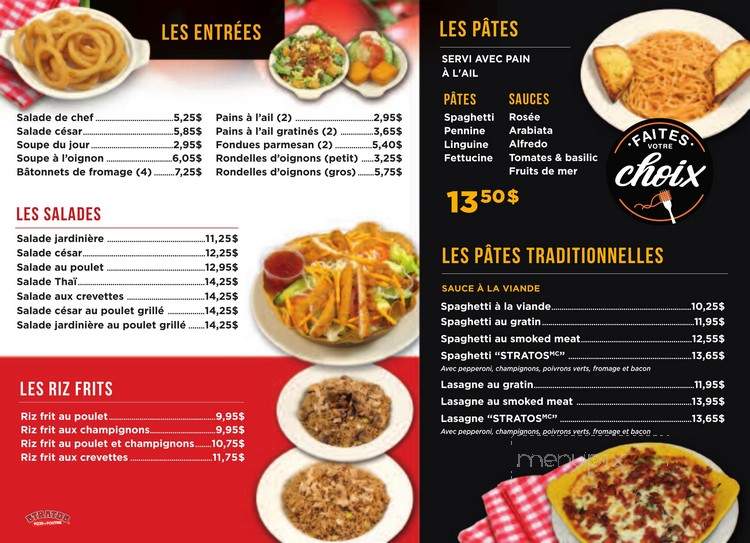 Pizzeria Stratos - Limoilou, QC menu_pic