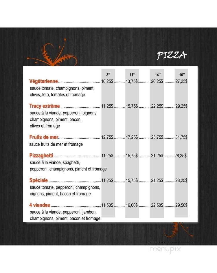 Buffet Du Restaurant Tracy - Sorel-Tracy, QC menu_pic