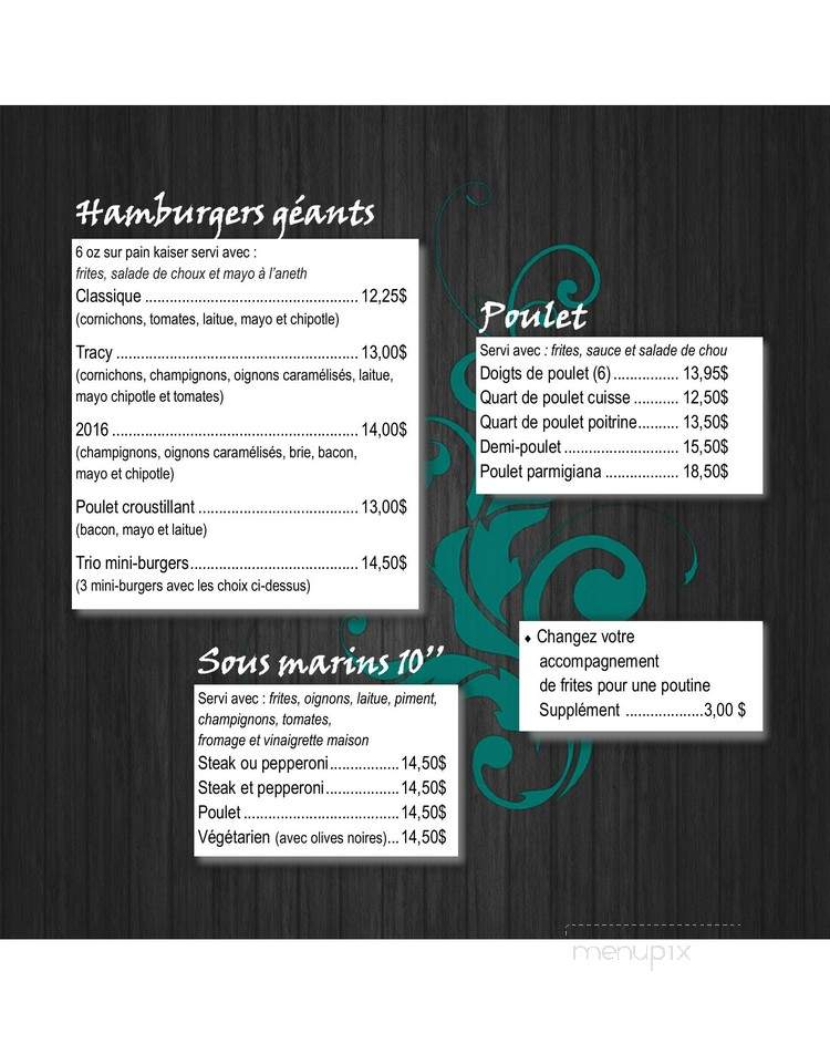Buffet Du Restaurant Tracy - Sorel-Tracy, QC menu_pic