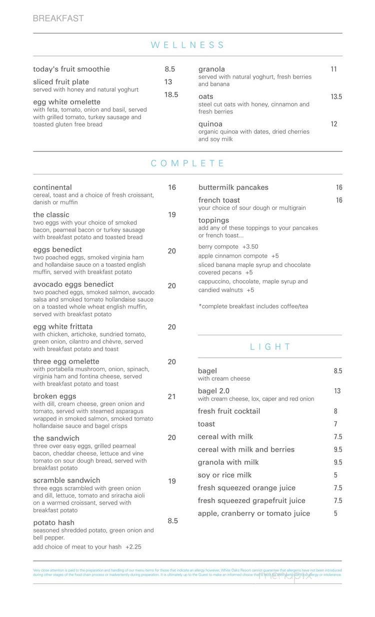 Liv - Niagara-on-the-Lake, ON menu_pic