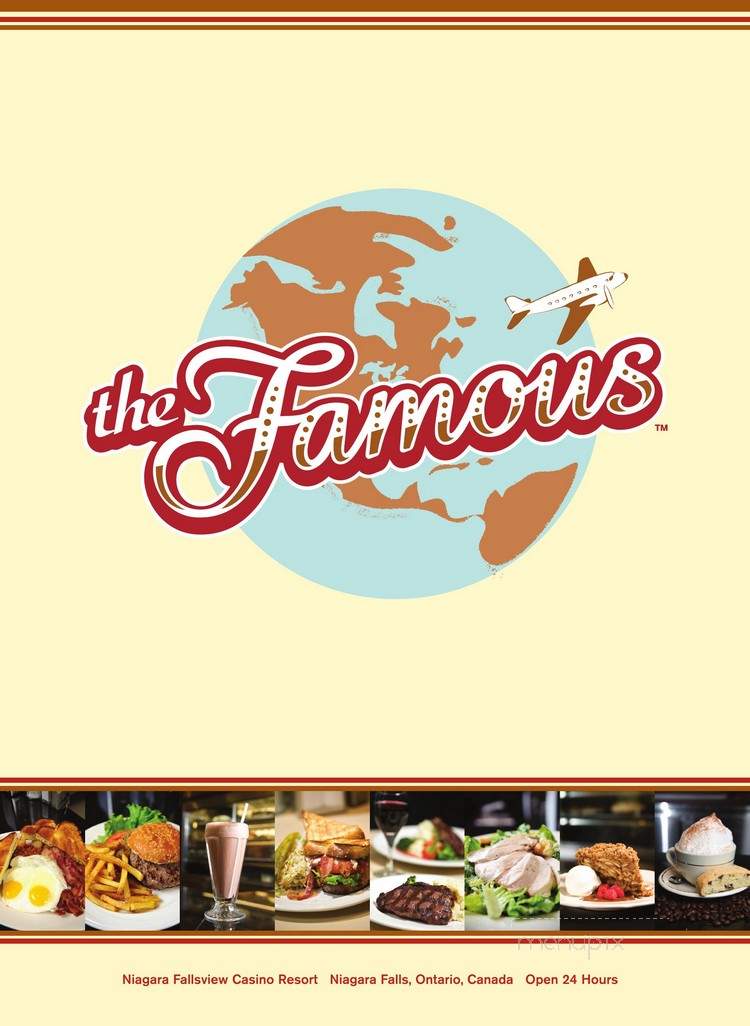 The Famous - Niagara Falls, ON menu_pic