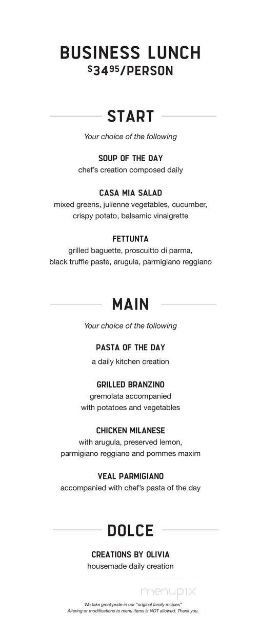 Casa Mia Italian Restaurant - Niagara Falls, ON