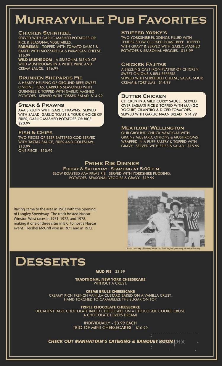 Murrayville Towne Pizza - Langley Twp, BC menu_pic