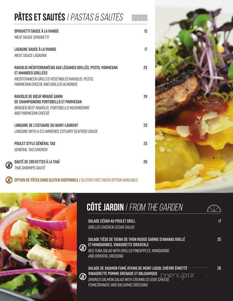 Restaurant La Verriere - Riviere-Du-Loup, QC menu_pic