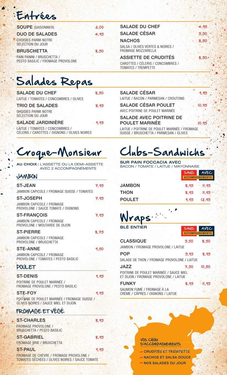 Ceramic Cafe Studio - Brossard, QC menu_pic
