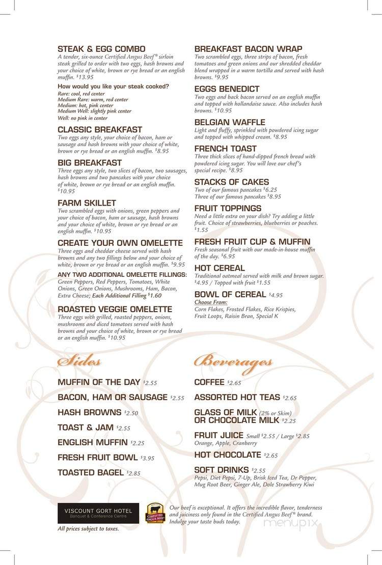 Teddy's Dining Room - Winnipeg, MB menu_pic