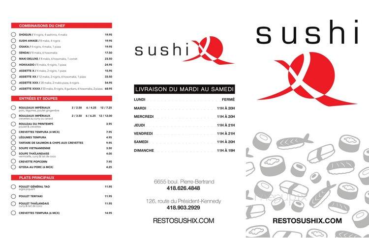 Sushi X - Quebec, QC