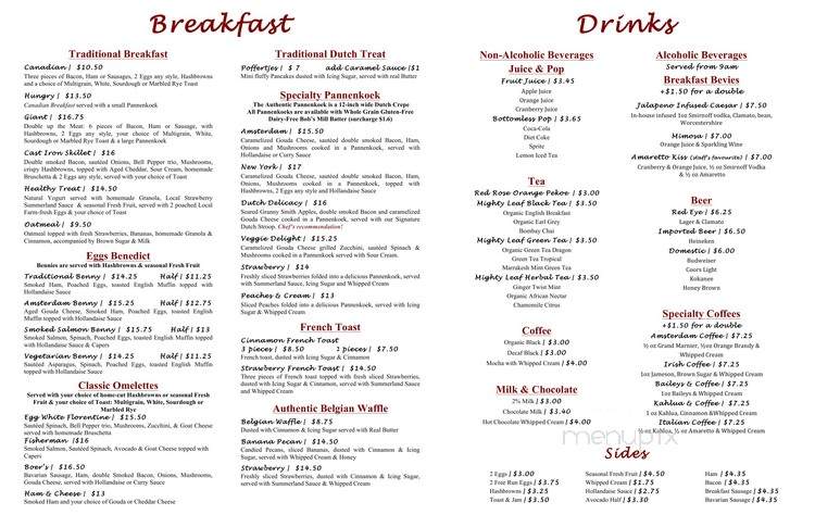 Amsterdam Pancake House - Kamloops, BC menu_pic