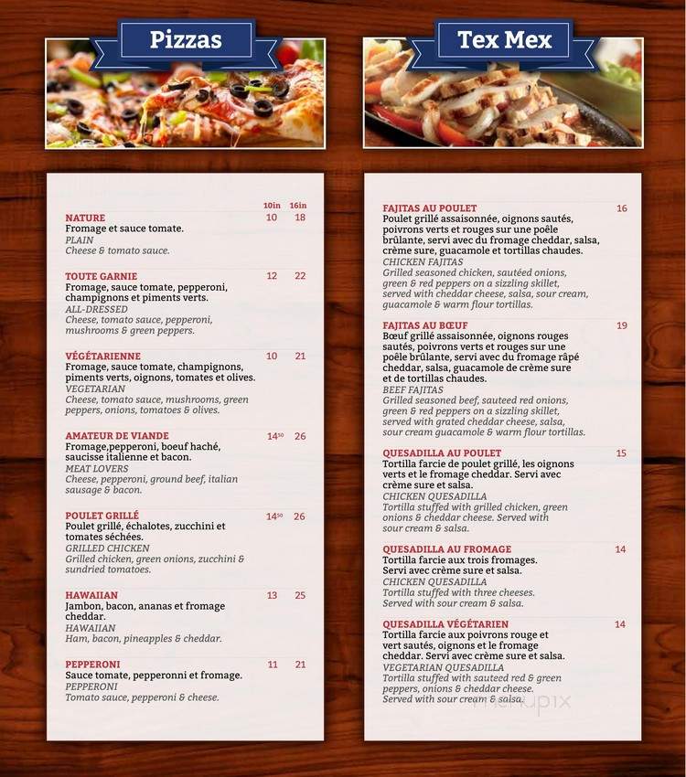 Manago Resto Bar - Montreal, QC menu_pic