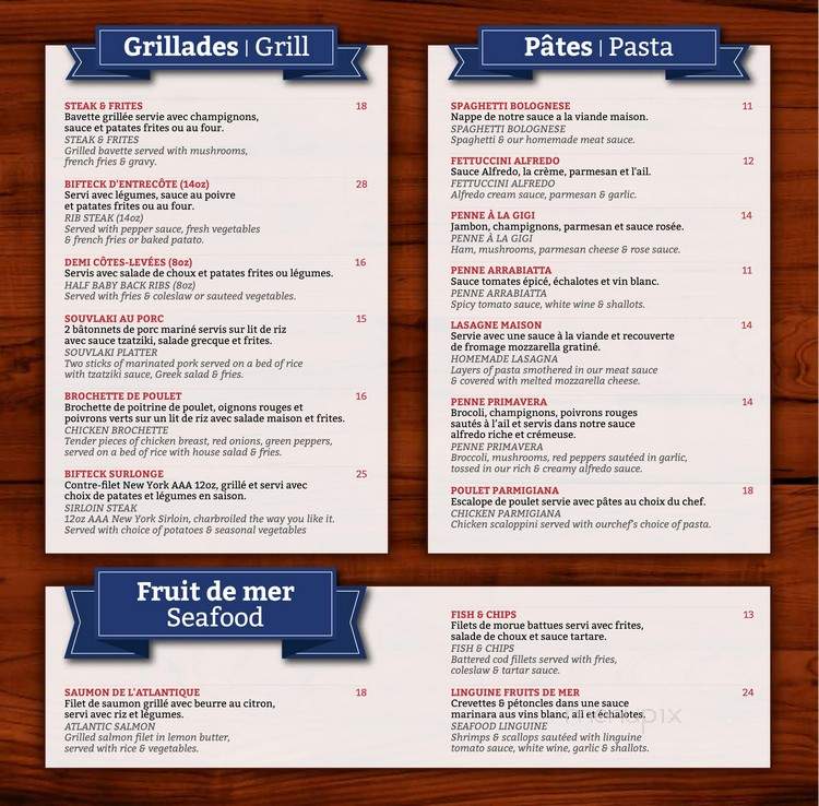 Manago Resto Bar - Montreal, QC menu_pic