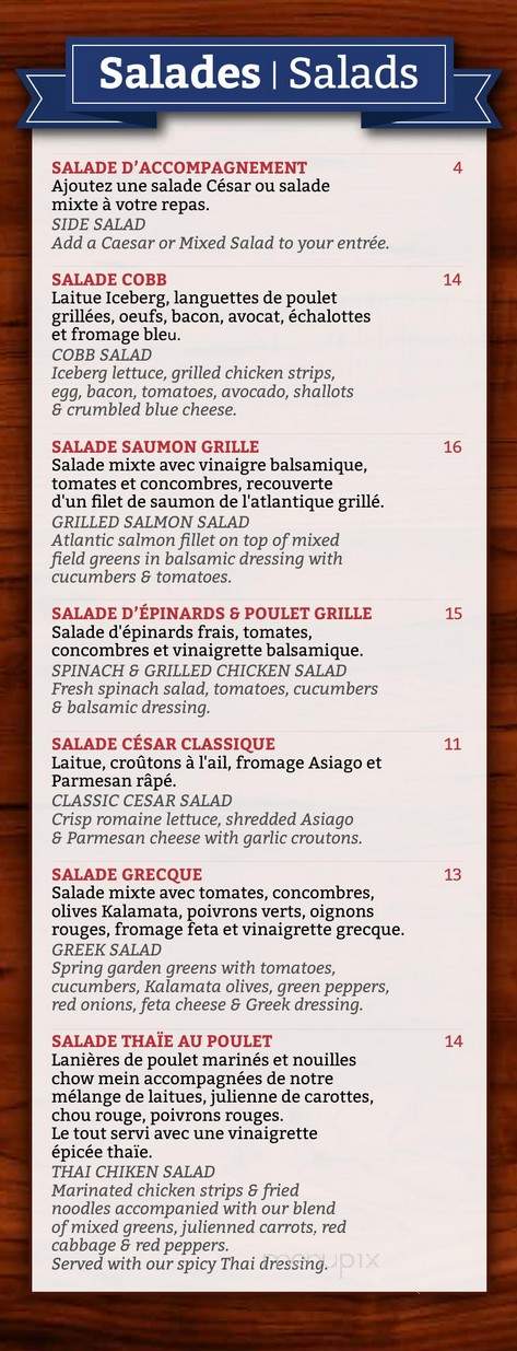 Manago Resto Bar - Montreal, QC menu_pic