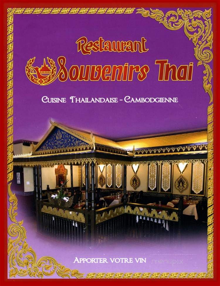 Restaurant Souvenirs Thai - Vaudreuil-Dorion, QC