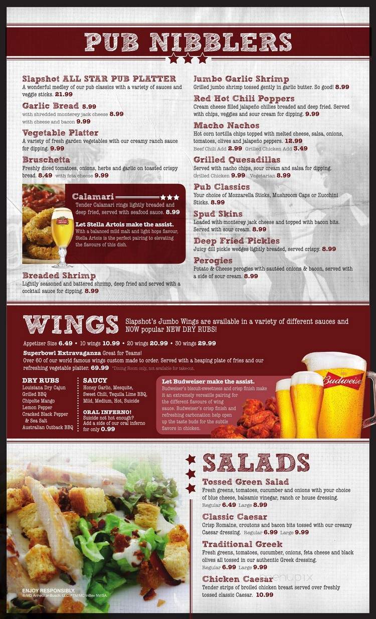 Slapshot Bar & Grill - Belleville, ON