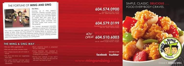 Ming Sing - Surrey, BC menu_pic