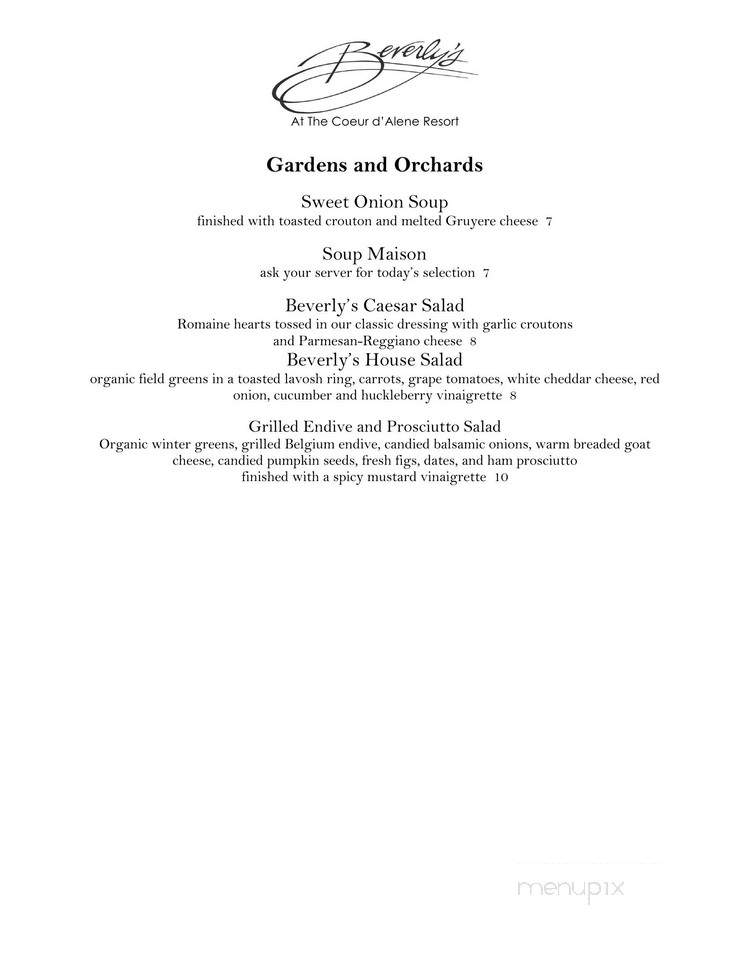 Beverly's Restaurant - Coeur D'Alene, ID menu_pic