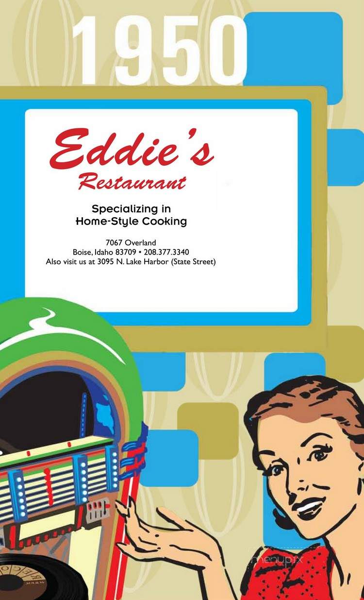 Eddie's Restaurant - Boise, ID menu_pic
