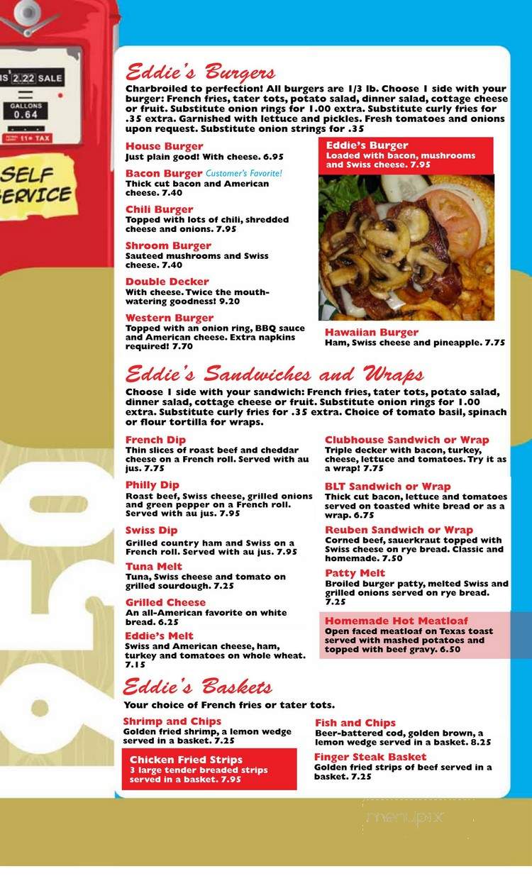 Eddie's Restaurant - Boise, ID menu_pic
