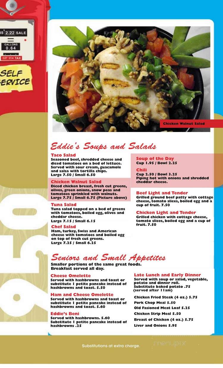 Eddie's Restaurant - Boise, ID menu_pic