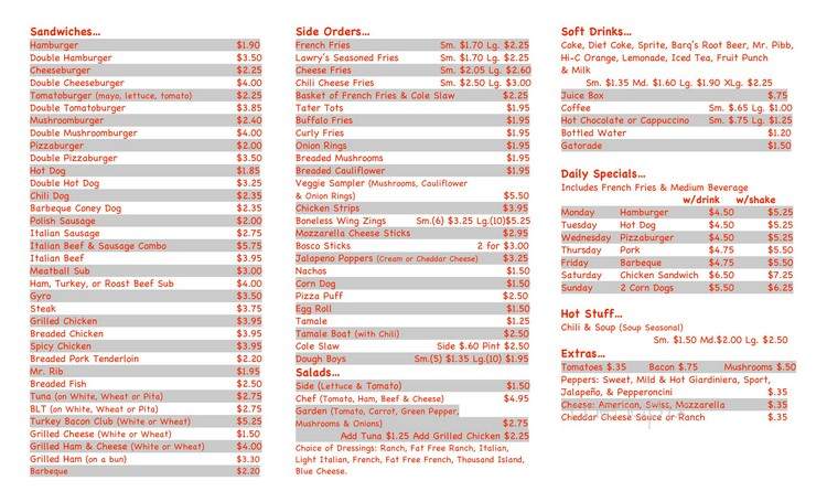 Huntley Dairy Mart - Huntley, IL menu_pic