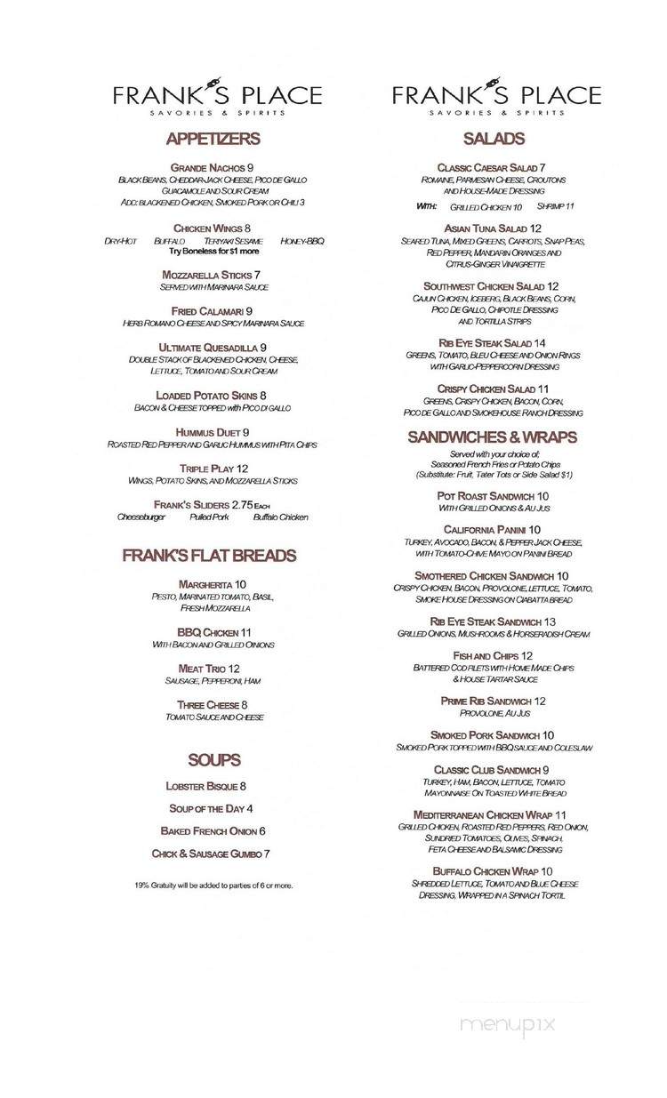 Allguaer's On The Riverfront - Northbrook, IL menu_pic