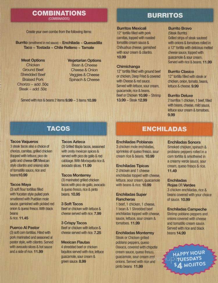 Laredo's Cantina - Rosemont, IL menu_pic