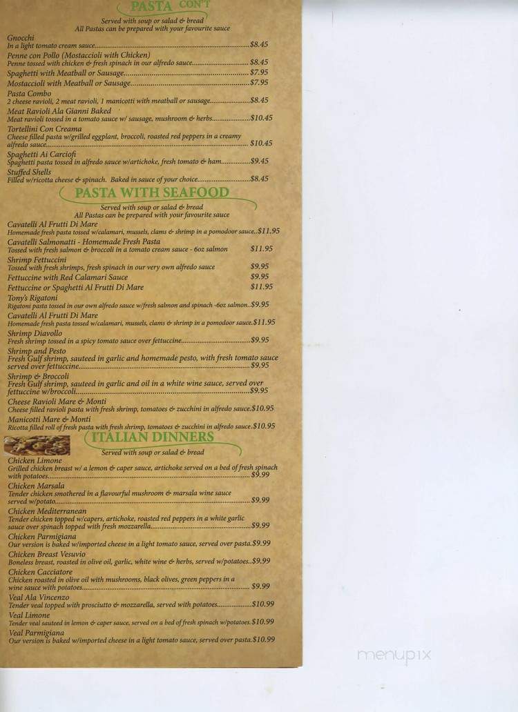 Altavilla's - Hillside, IL menu_pic