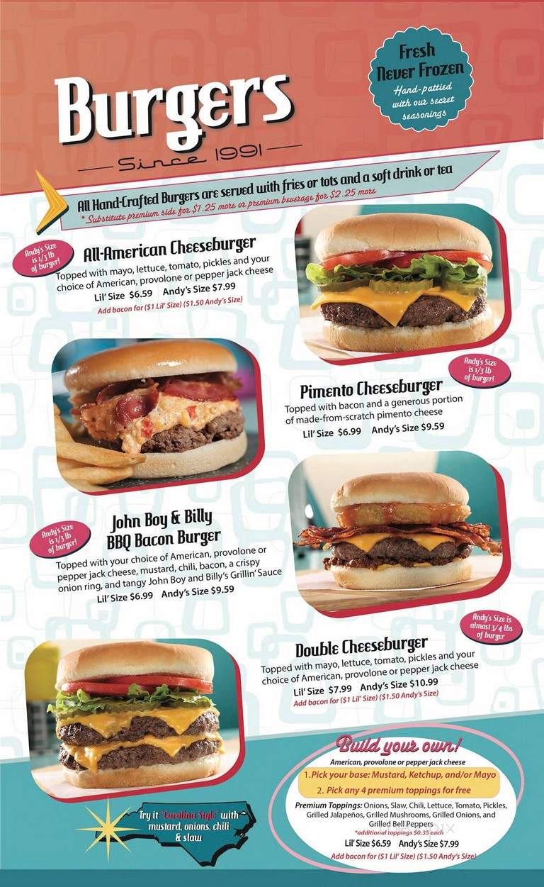 Hwy 55 Burgers Shakes & Fries - Raeford, NC menu_pic