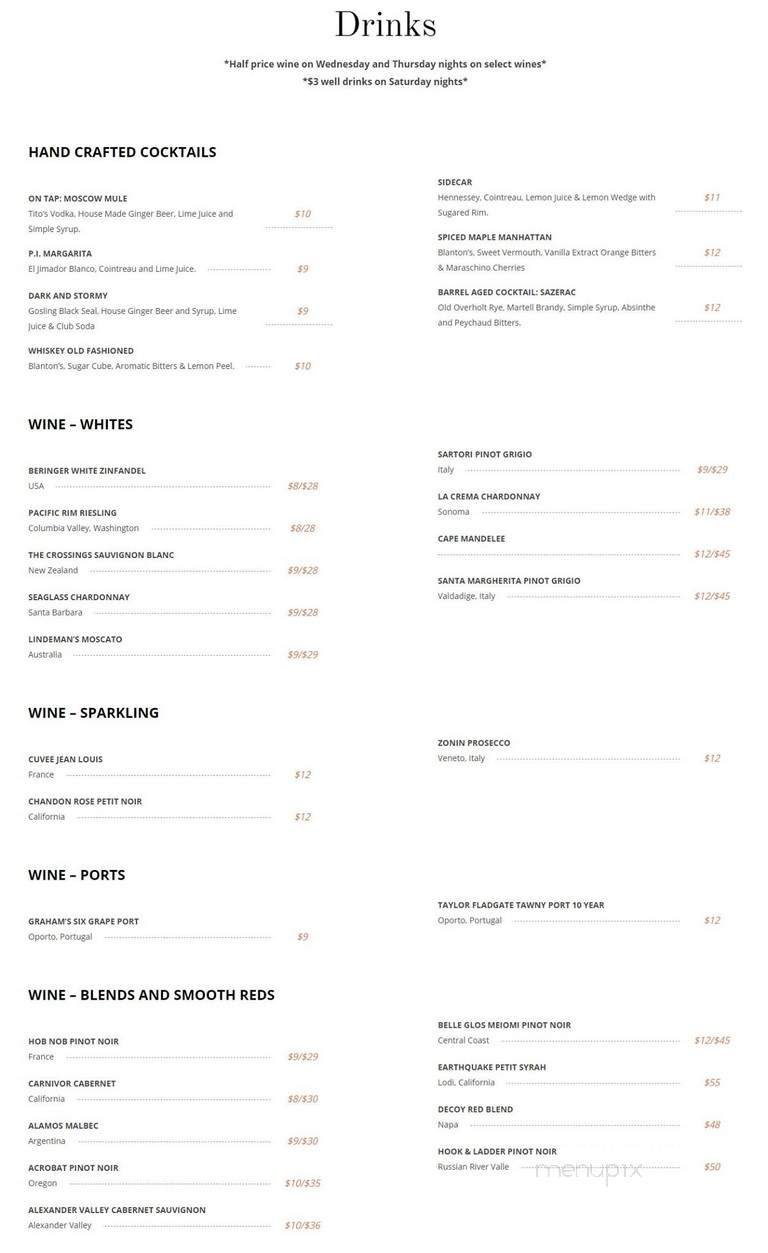 Black Sheep Bistro - Corpus Christi, TX menu_pic