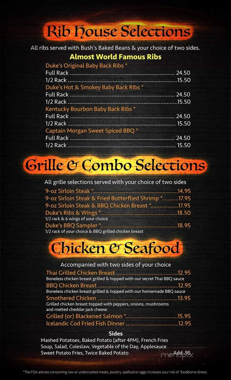 Duke's Rib House & Grille - Pittsburgh, PA