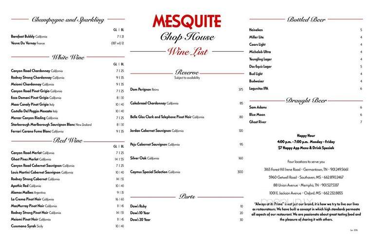 Mesquite Chop House - Memphis, TN