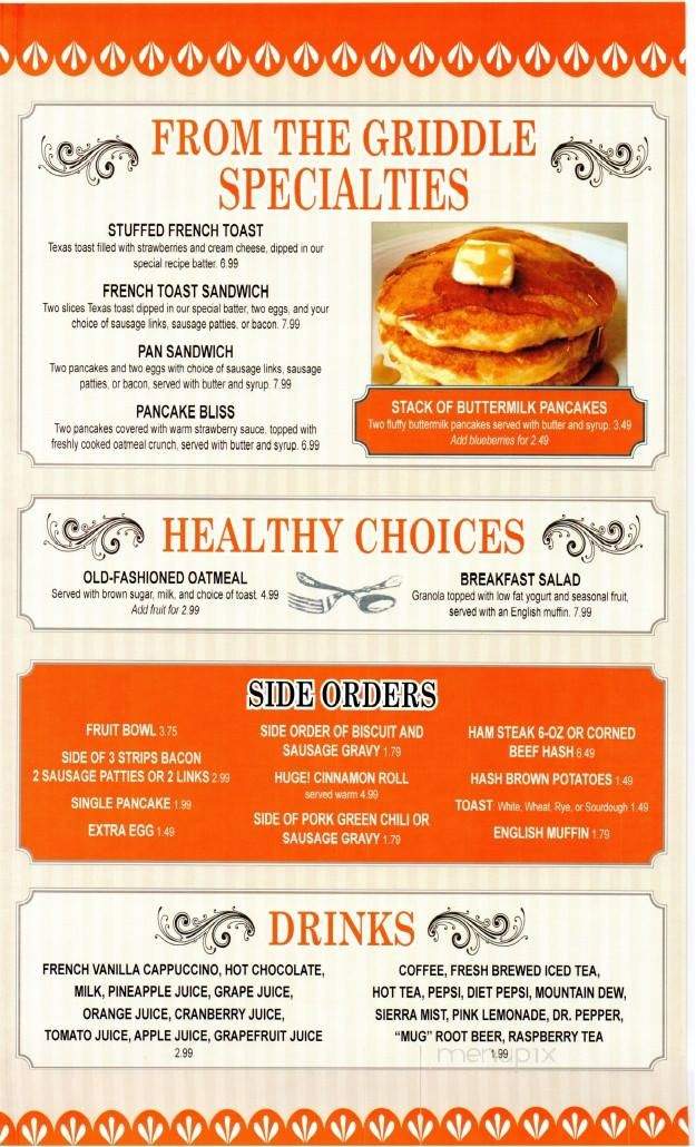 Colorado Grande Casino & Restaurant - Cripple Creek, CO menu_pic