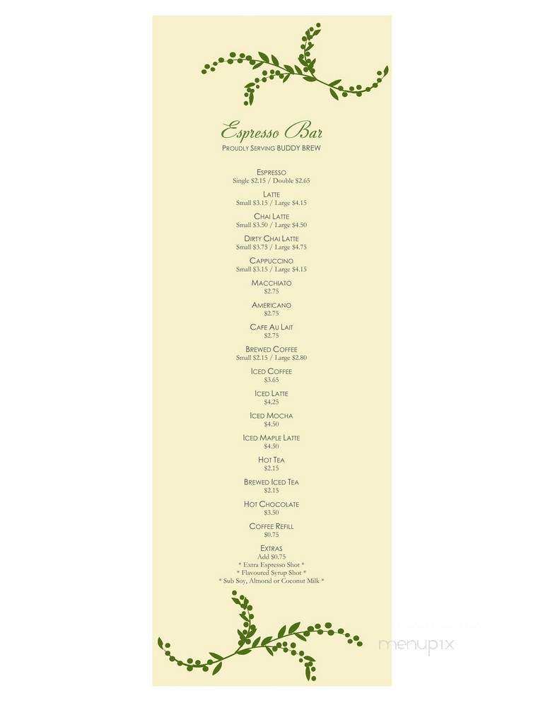 Central Cafe and Organics - St Petersburg, FL menu_pic