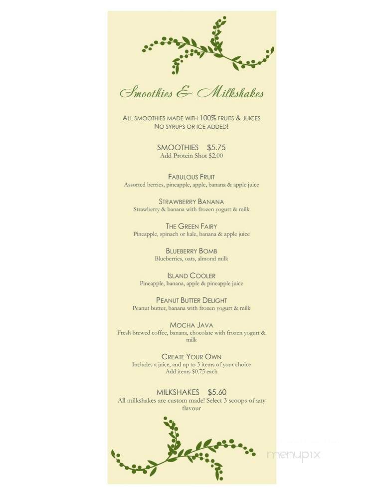 Central Cafe and Organics - St Petersburg, FL menu_pic