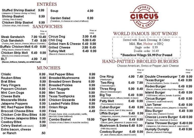 Circus Sports Bar & Grill - Aberdeen, SD
